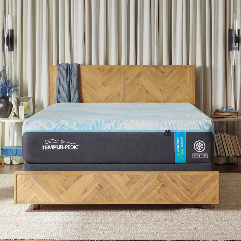 LuxeBreeze® 13" Medium Hybrid Mattress, Queen