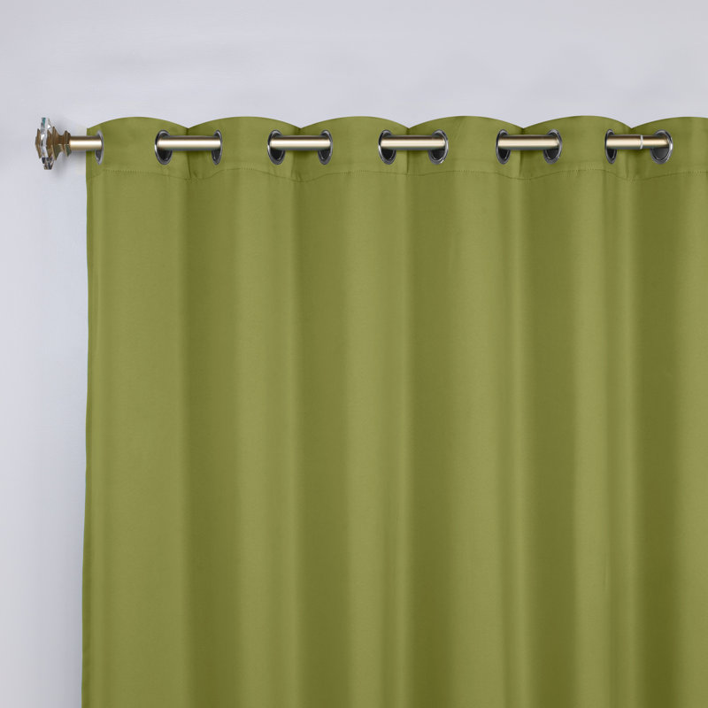 Paire de rideaux obscurcissant avec œillets Millendon, Sauge, L 70 po x L 63 po