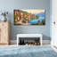 Scénique et paysages urbains colorés, village méditerranéen au bord de la mer-554663660