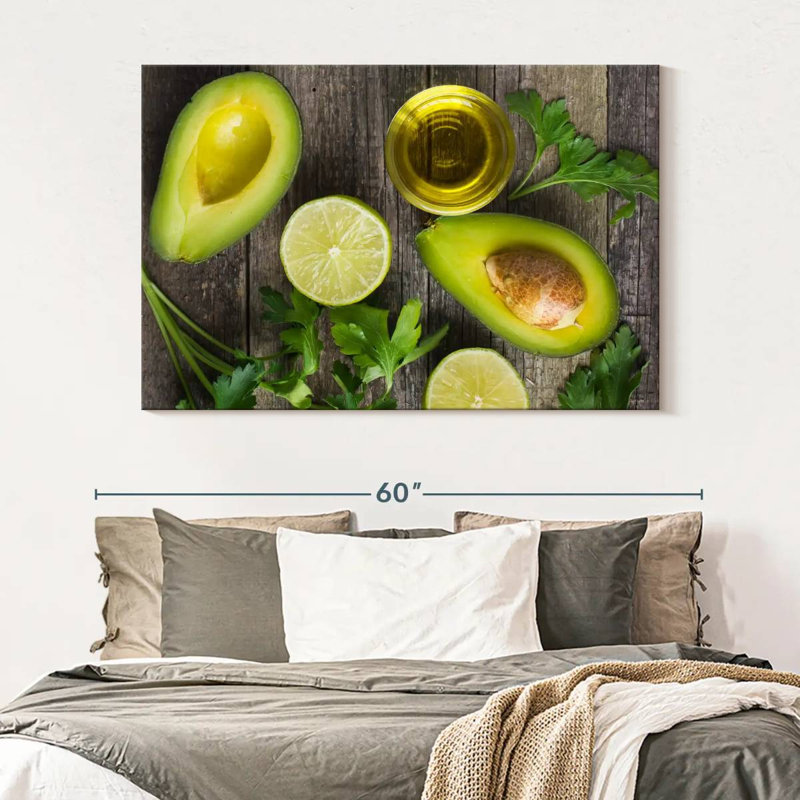 Yarlin Organic Avocados, 34" H x 51" W