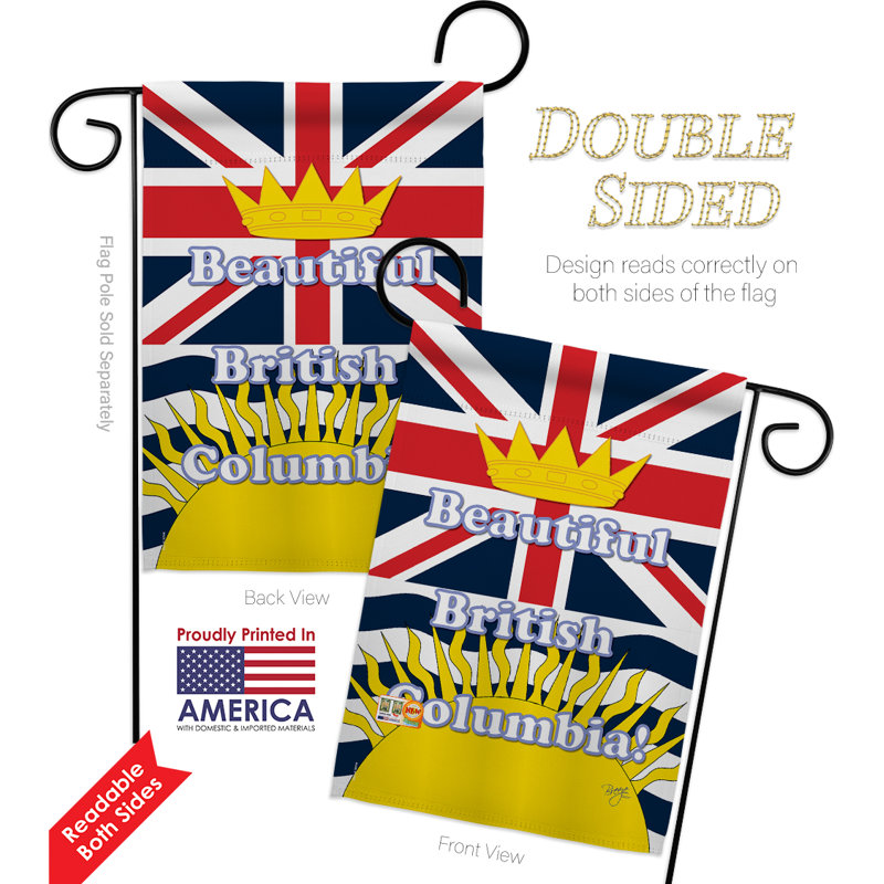 Double Sided 18.5'' H x 13'' W Polyester Garden Flag