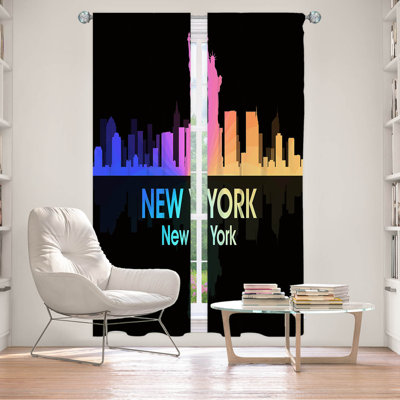 Deshala Room Darkening Curtains / Drapes Pair