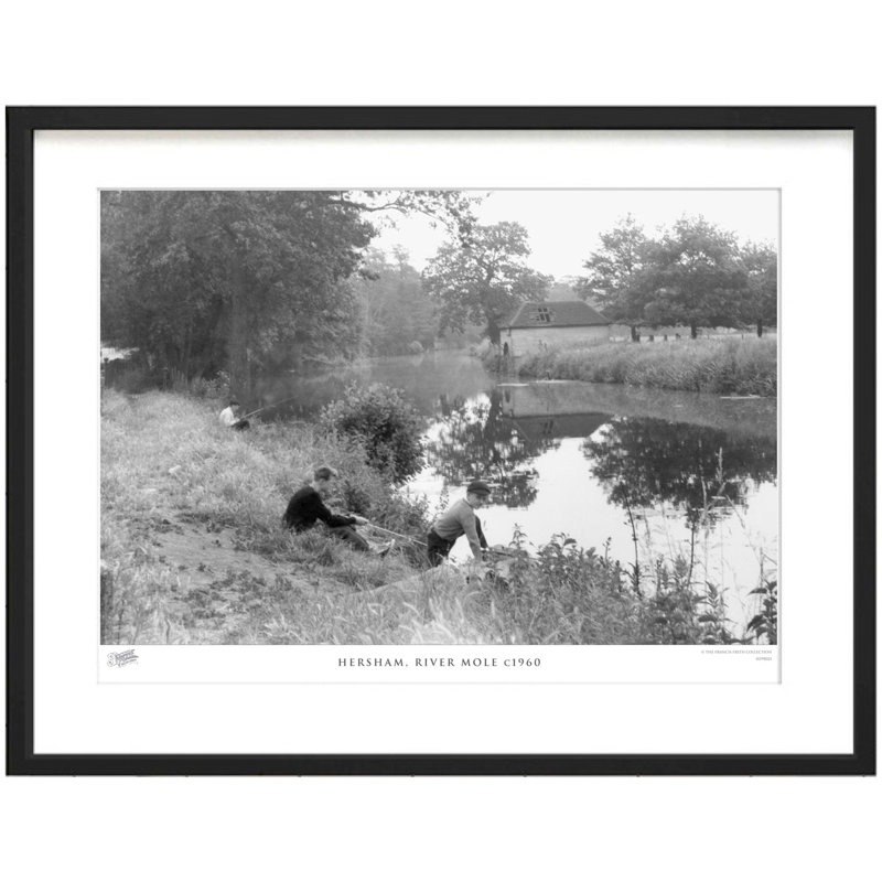 Hersham, River Mole C1960 by Francis Frith - Single Picture Frame Print, 28cm H x 36cm W x 2.3cm D