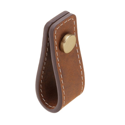 Poignée en cuir Saddle