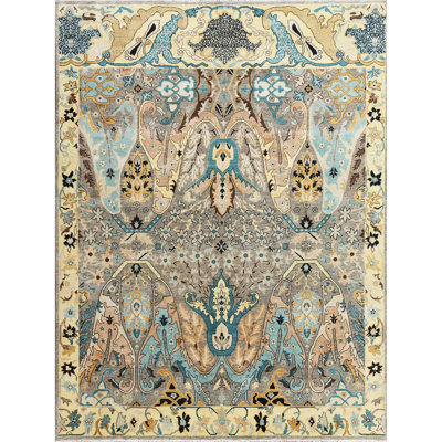 Handmade Wool Abstract Area Rug