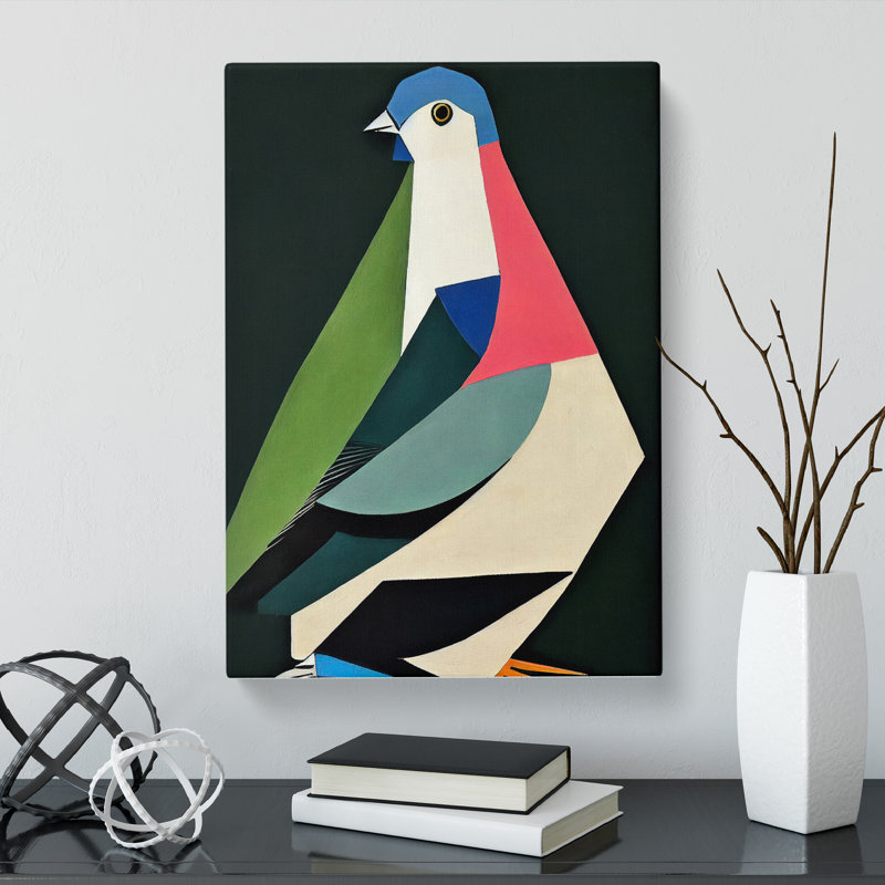 Fennia Pigeon Abstract Vol.1 - Wrapped Canvas, 50cm H x 35cm W x 3cm D