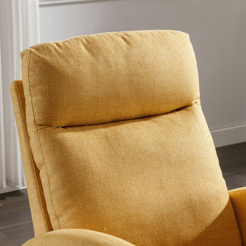 Fauteuil inclinable à bascule avec pieds en bois