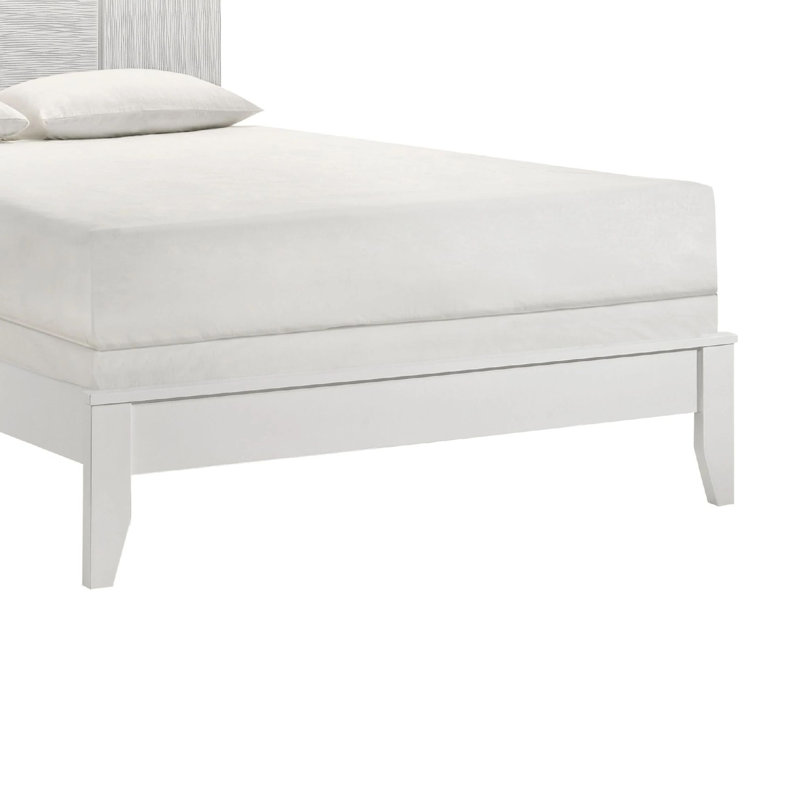 Tête de lit Deny Bed, Blanc, Grand