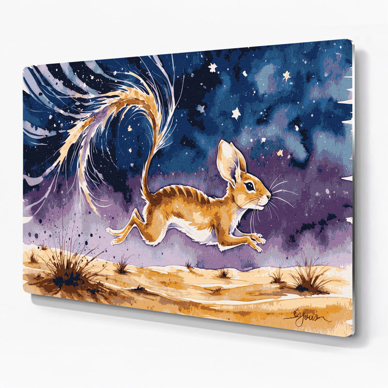 Art mural gris Wildlife, H 12 po x l 18 po