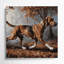 «Dogs Plott Hound», art mural sur toile noire-1265785525