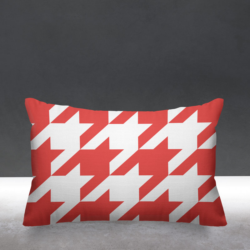 Housse et insert de coussin rectangulaire Eloise, Corail