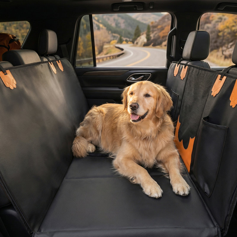 Housse pour siège d'auto pour chien