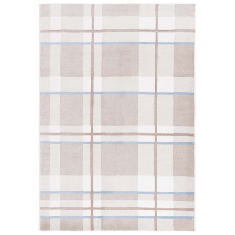 Arainna Performance Plaid Rug, Runner 2'3" x 8'