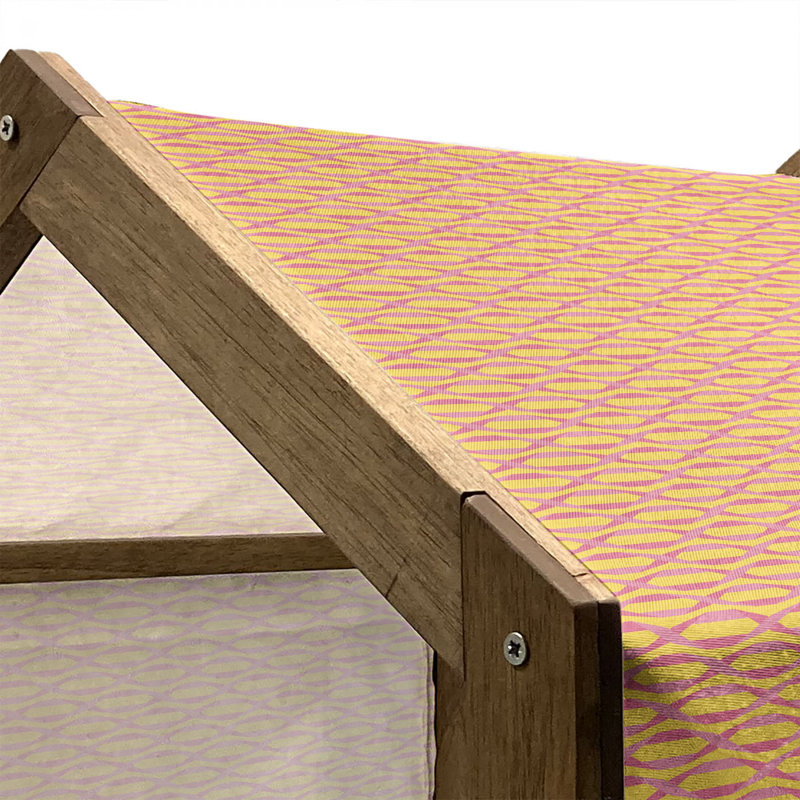 Niche pour chien en bois, H 32,28 po x l 39,37 po x P 28,35 po