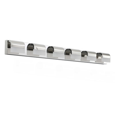 Modern Bathroom Vanity Lighting 6-Light LED Vanity Lights Over Mirror Bath Wall Lighting