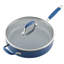Anolon Advanced Home Hard Anodized Nonstick Sauté Pan with Helper Handle and Lid, 5 Quart-409514524