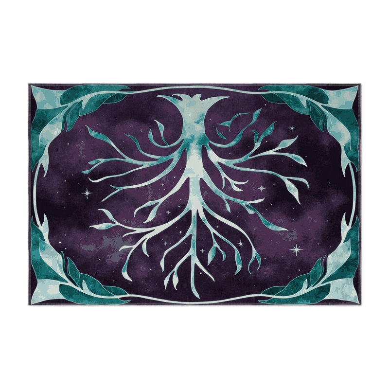 Emerald Horizon Indoor And Outdoor Area Rug, Rectangle 4' x 6'
