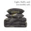 Ensemble de courtepointe en microfibre 6 pièces Midnight Floral Collection par Southshore Fine Linens-609575961-609575963