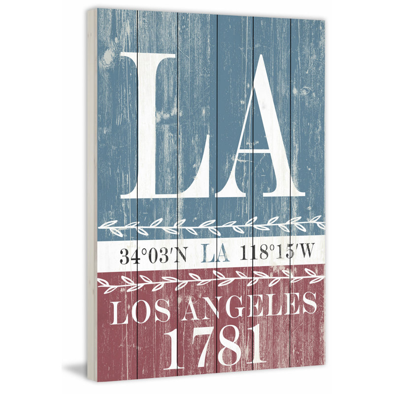 LA 1781 1 Piece Wall Art, 91 cm H x 61 cm W