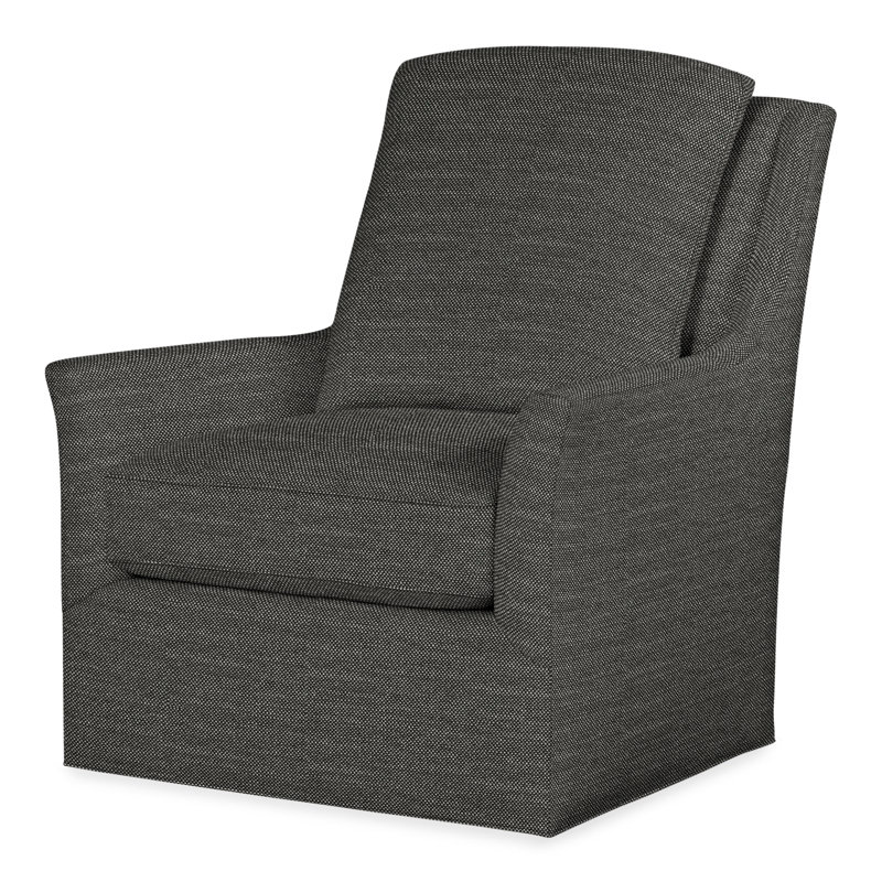 Tori Swivel Armchair, Perigold Ishi Platinum