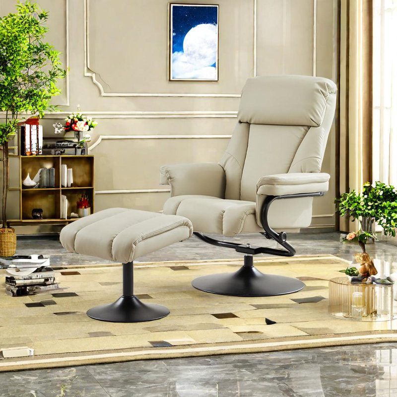 Fauteuil inclinable Angee, Crème
