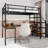 Space-saving Loft Bed Iron Modern Multi-function