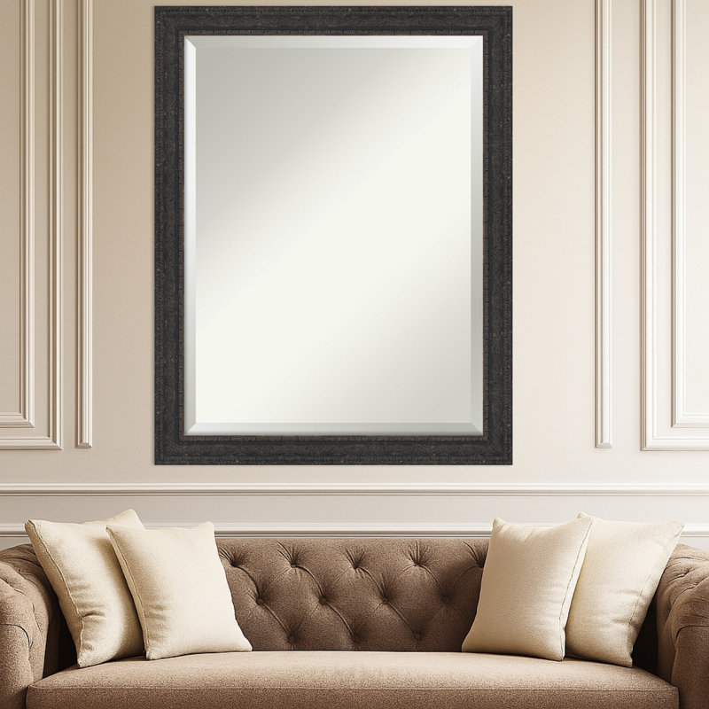 Miroir mural Attic, 35,5 po x 45,5 po, Noir