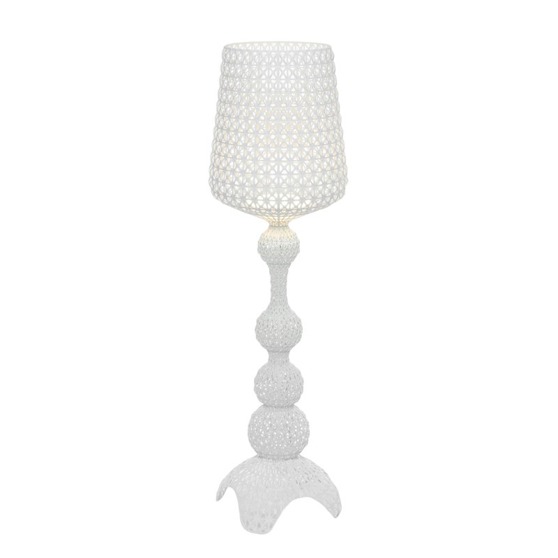 Lampe sur pied à DEL KABUKI, Blanc
