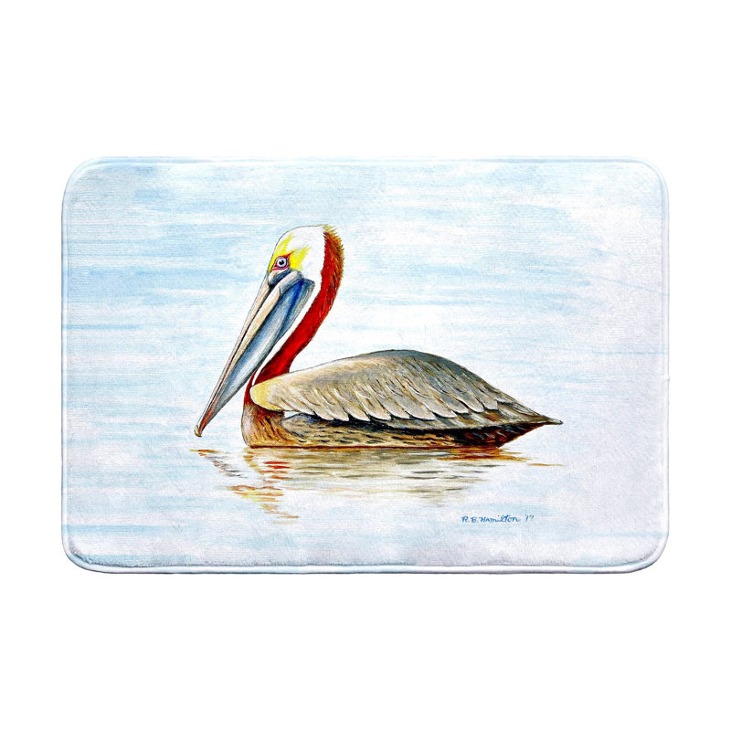 Tapis de bain Summer Pelican, Simple - L 24 po x l 36 po