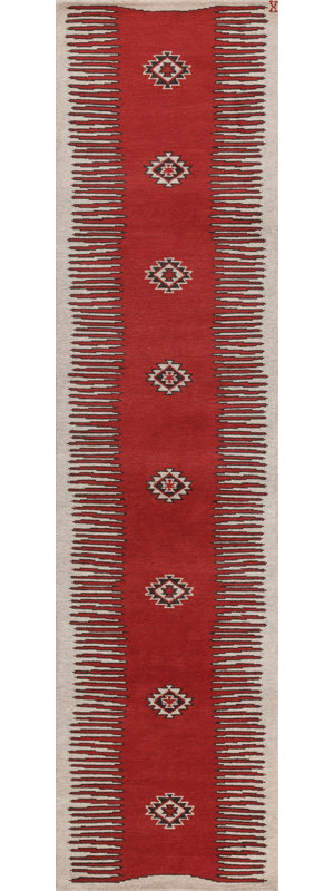 Mesa Wool Southwestern Area Rug, Runner 3' x 15'