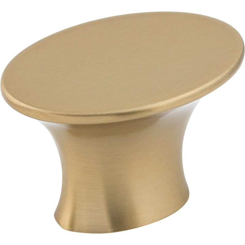 Barrington Edgewater 1 5/16" Length Oval Knob, Honey Bronze