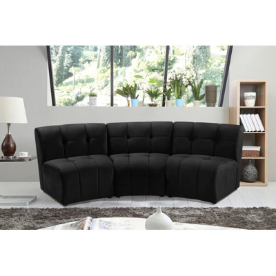 Jedson Velvet Sectional Symmetrical