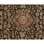 High-Quality Hand-Knotted Black And Wine Area Rug