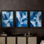 ABSTRACT Series XCI - Toile tendue avec châssis sur mesure - 3 pièces-266348224
