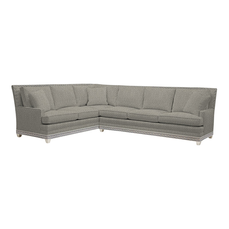 American Bungalow 2-Piece Riverside L- Sectional, Bennett Carolina, Wrenn, Yes