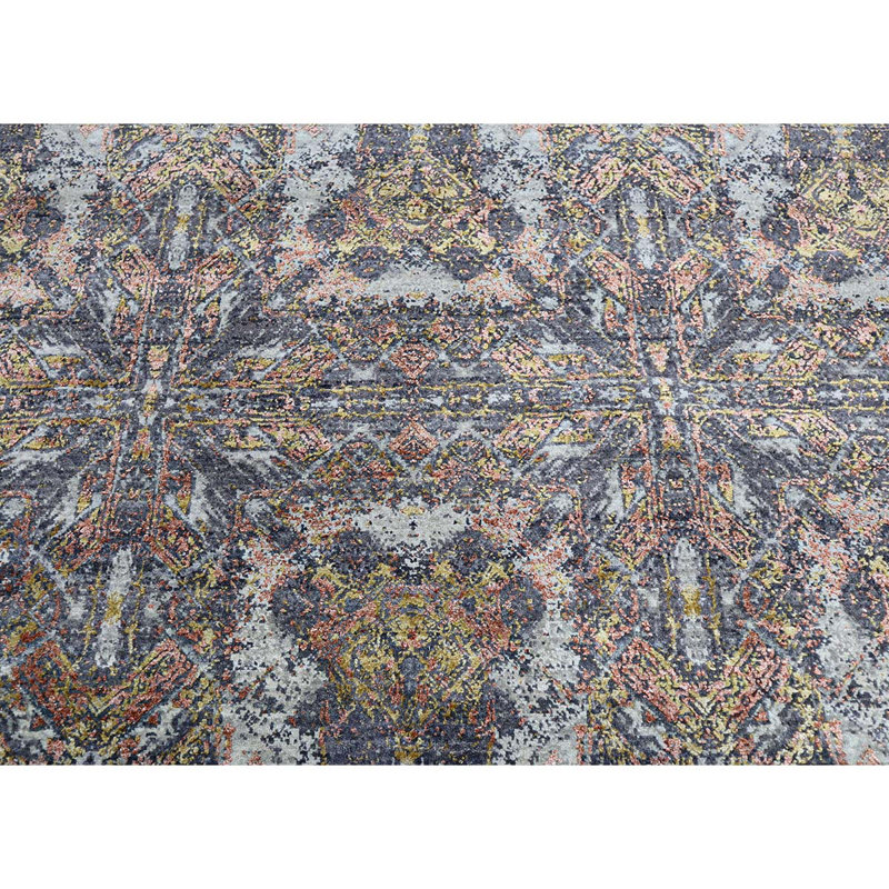 Ikat Area Rug, Rectangle 9' x 12'