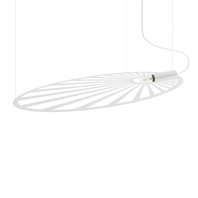 Alissone 1 - Light Geometric Pendant, White