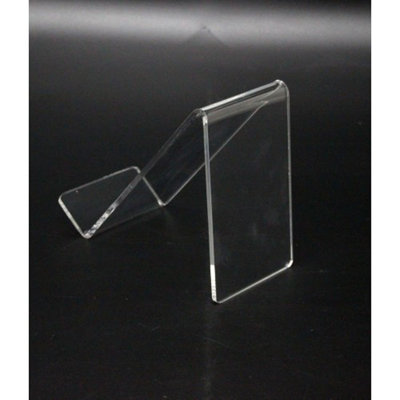 Fixturedisplays® Plaxiglass Acrylic Easel Stand Book Holder Product Glorifier With Lip 2.5" Wide 100830