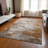 Rattee Washable Abstract Indoor / Outdoor Rug-924379950