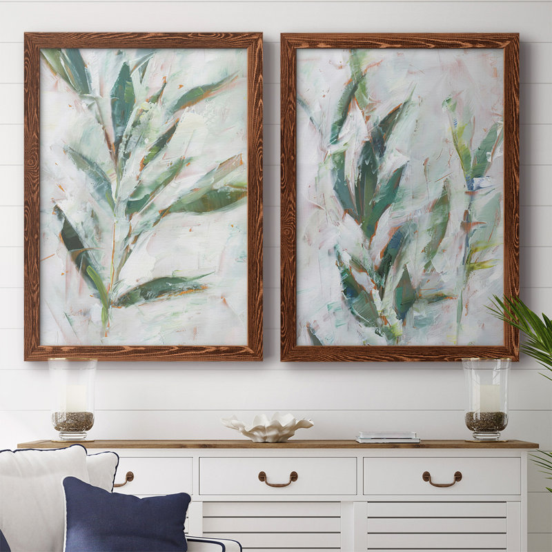 " Tropical Foliage Study I " 2 - Pieces Painting Print