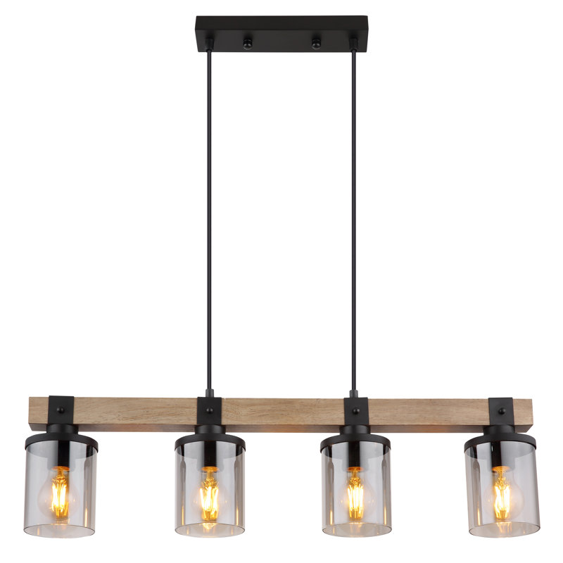 Aneth 4 - Light Black Linear Pendant