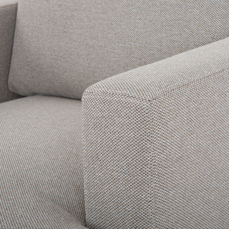 Fauteuil Laguna, Tissu performance natté champignon