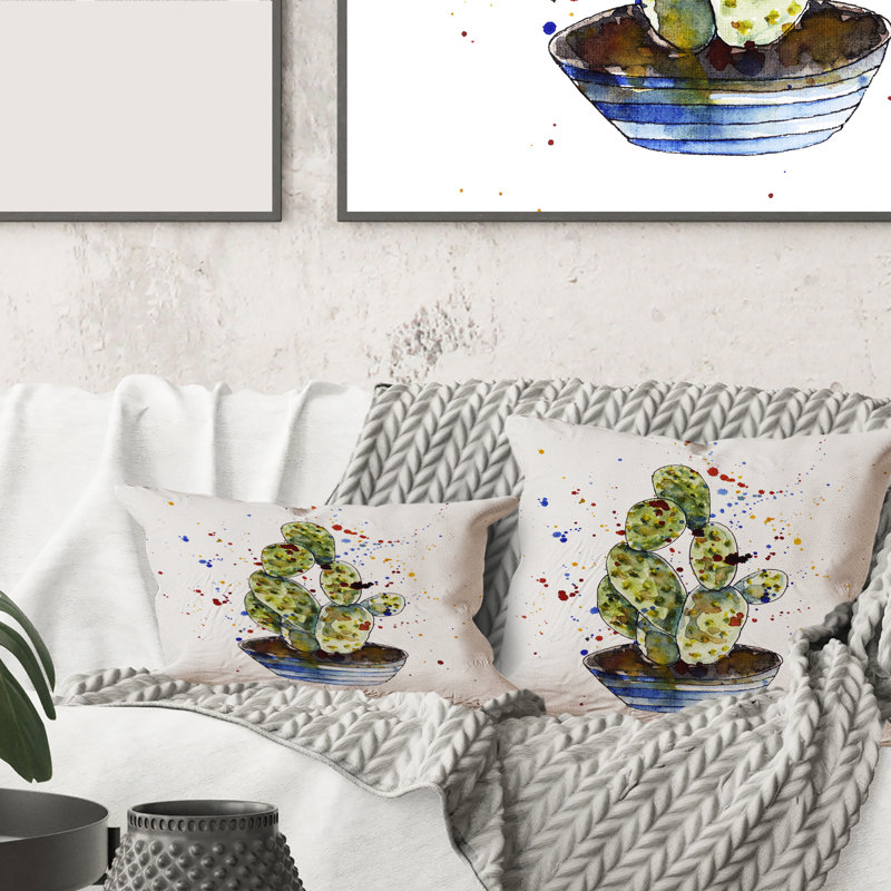 Floral Throw Pillow