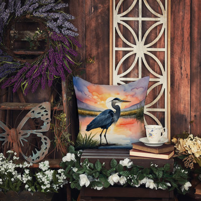 Coussin Blue Heron