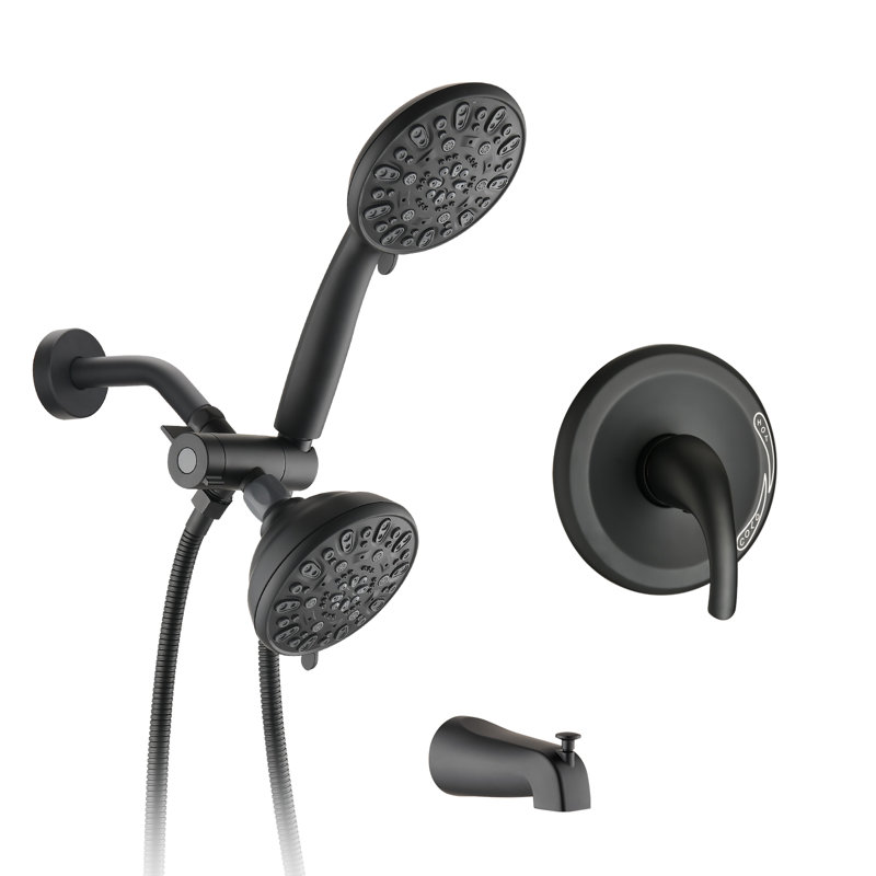 Système de douche complet à haute pression avec valve brute