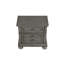 Table de chevet 2 tiroirs Meade, gris-351678315