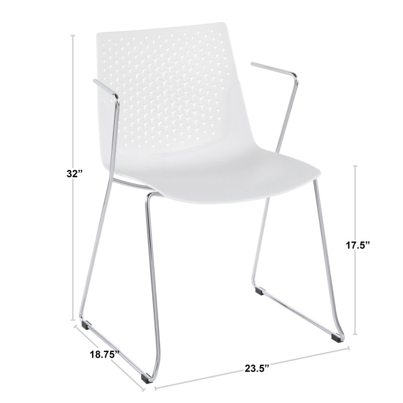 Lesli 17'' H Armchair, Gray