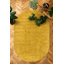 Tapis jaune à poils longs Hammersmith-86782784