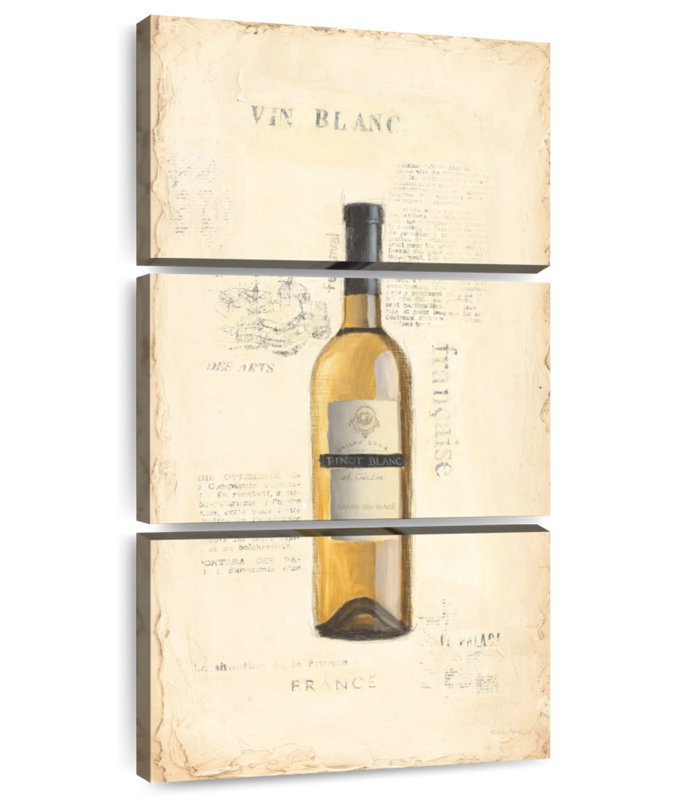 Vin Blanc, 27" H x 12" W