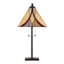 Lampe de table 30 po en métal bronze huilé avec verre-1312347474